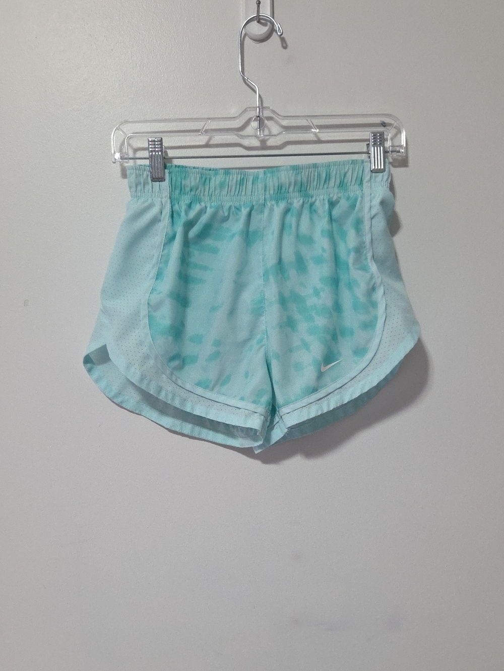 Nike Women's Mint Tie-Dye Athletic Shorts